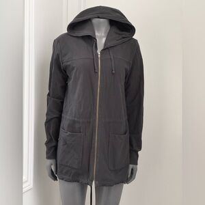 James Perse Charcoal Utility Jacket